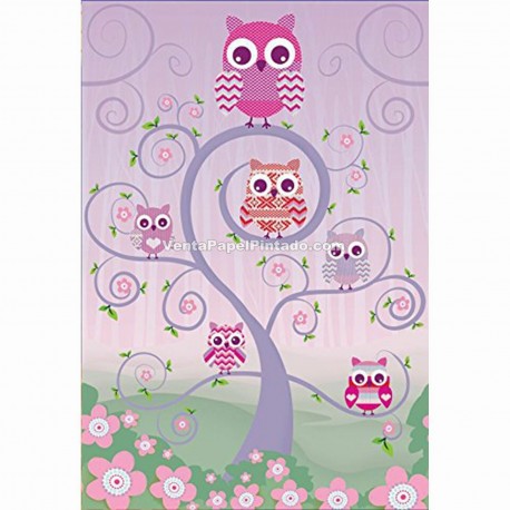 Fotomural 1wall ref. W2PL-OWLS-001