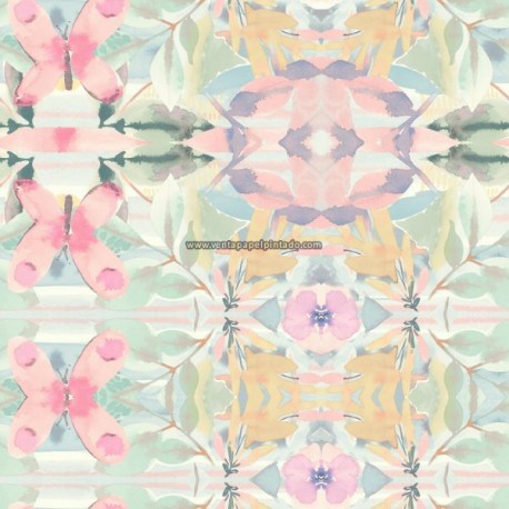 Papel Autoadhesivo FLORAL ref.127-RMK10853WP