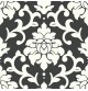 Papel Autoadhesivo DAMASCO NEGRO ref.127-RMK9114WP