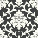 Papel Autoadhesivo DAMASCO NEGRO ref.127-RMK9114WP