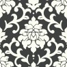 Papel Autoadhesivo DAMASCO NEGRO ref.127-RMK9114WP