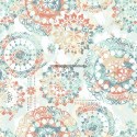 Papel Autoadhesivo MANDALA VERDE ref.127-RMK9126WP