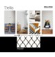Papel Autoadhesivo ARABESCO B Y N ref.127-RMK9018WP